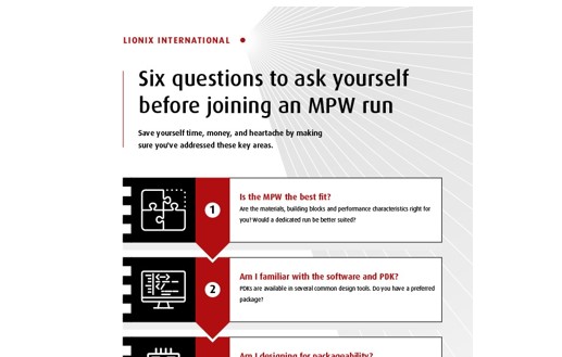 MPW Dates - LioniX International