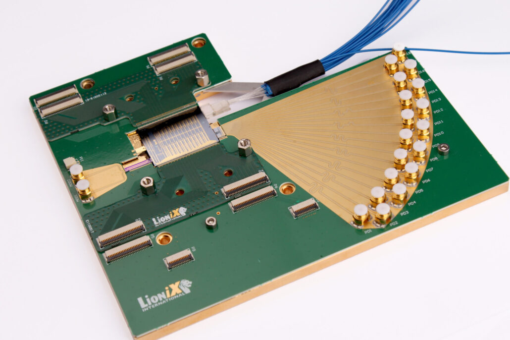 integrated microwave photonics based integrated optical beamformer