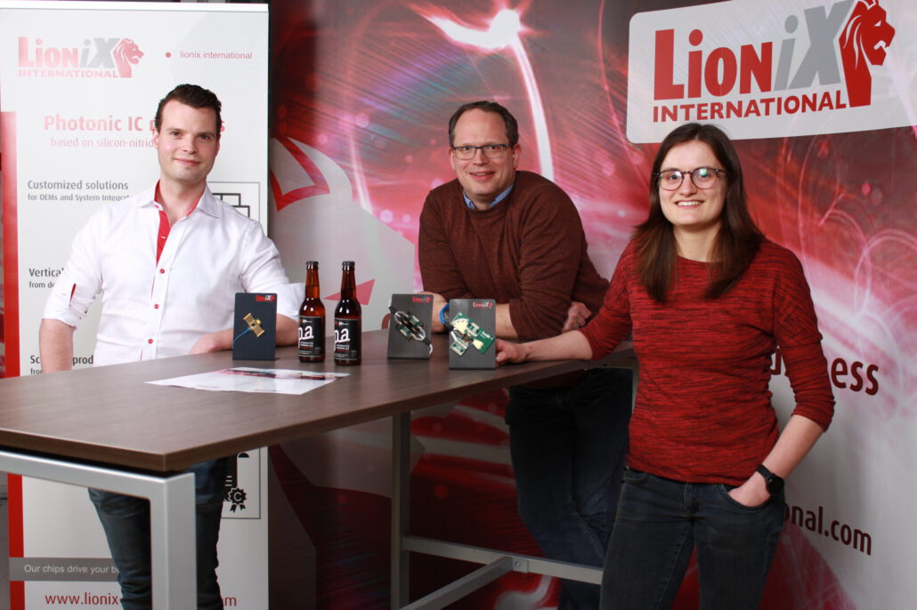 LioniX International staff at OFC conference