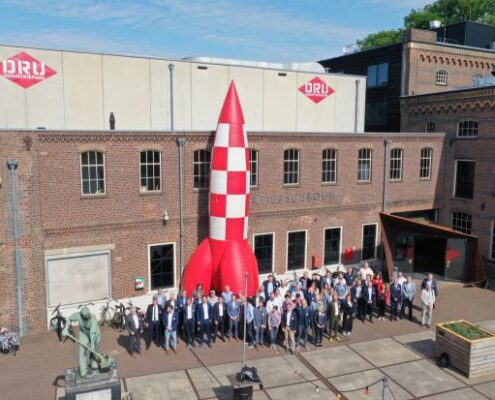 lionix international and other project members at the rocket reloaded event