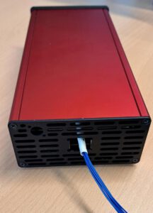 Packaged integrated photonic tunable laser which will be demonstrated at Photonics West